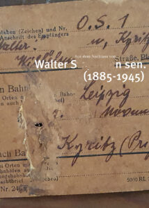 Aus dem Nachlass von Walter S. sen. (1885-1945)