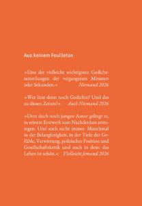 Maximilian Steinau: Dichtmasse
